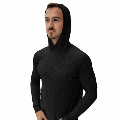 100% Merino Wool Sun-Shirt Hoodie