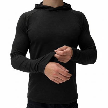 100% Merino Wool Sun-Shirt Hoodie